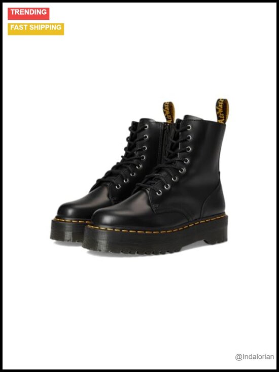 Dr. Martens Jadon Smooth Leather Platform Combat Boots main image 5
